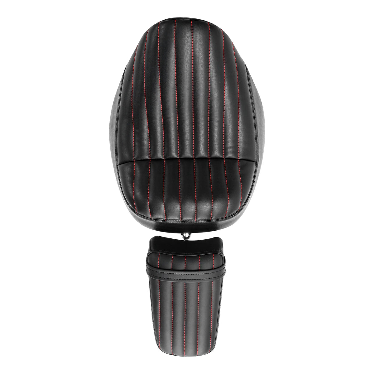 Black Front Driver Rear Passenger Seat Fit For Harley Street Bob FXBB 2018-2024