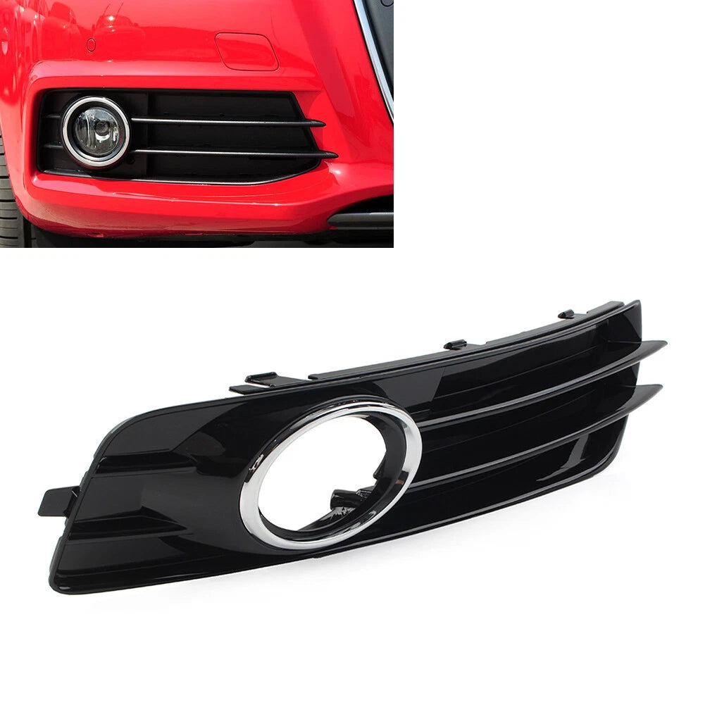 Front Bumper Fog Light Grill Grille Cover Fit Audi A3 8P SLine 2009-2012 Right