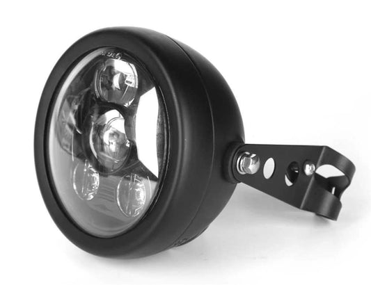 5.75" Inch LED Headlight Mount Bucket Motorcycle Projector Housing for Harley
