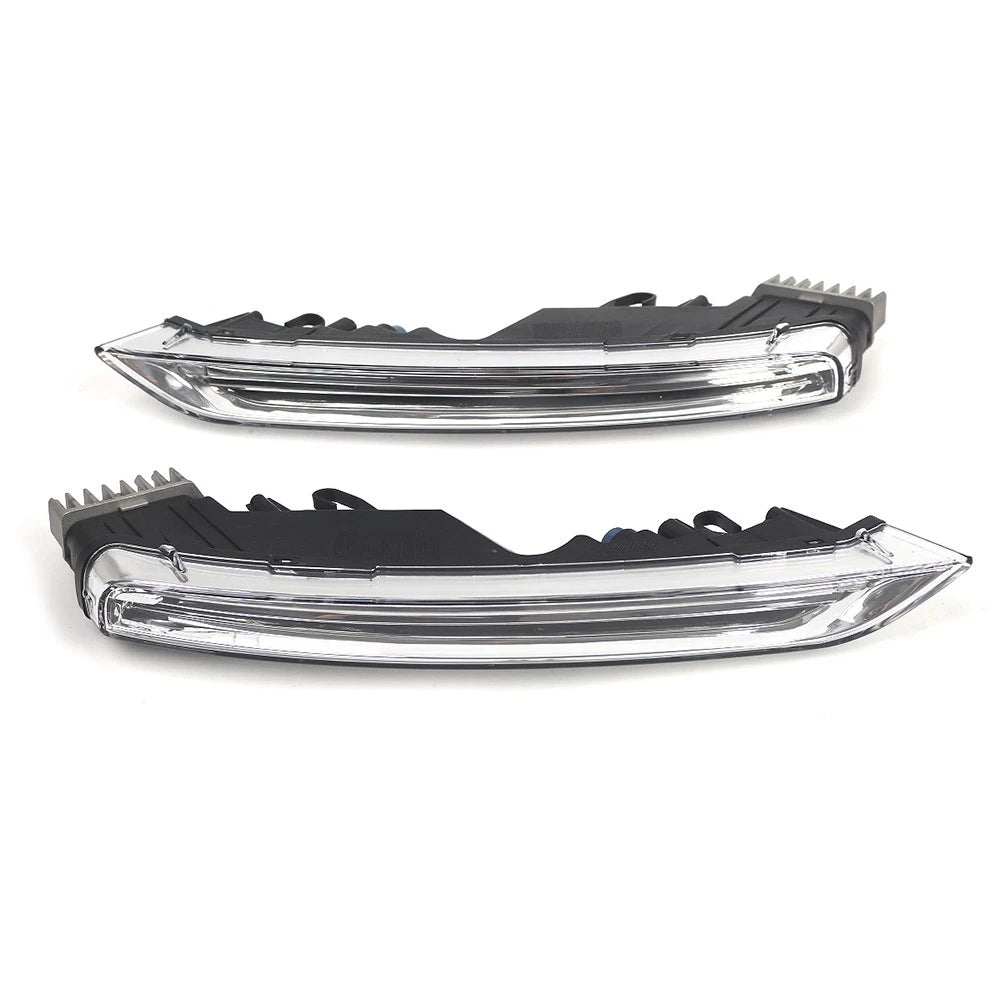 1 Pair Daytime Running Light Fog Light For Porsche Cayenne 958 2015-2018
