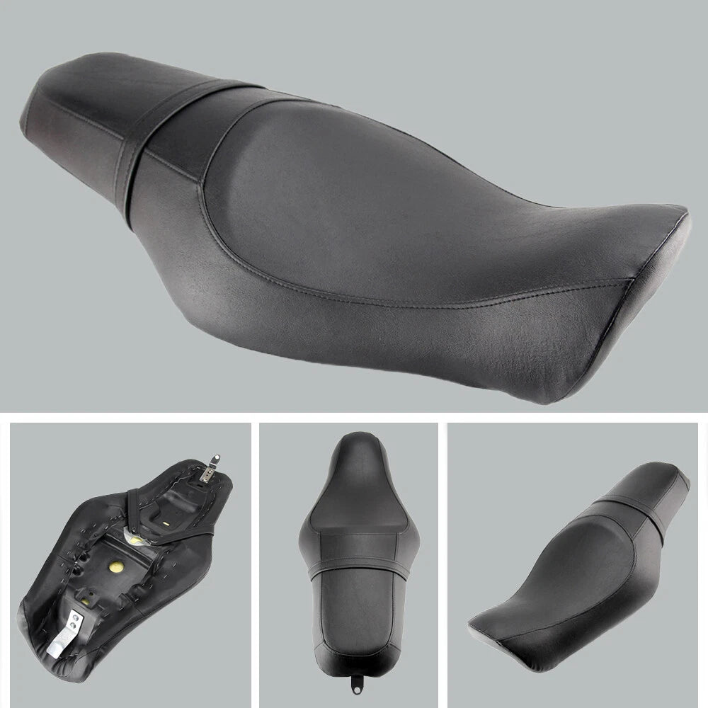 Black Two Up Driver Passenger Seat For Harley Sportster Iron 1200 2021 2020 2019