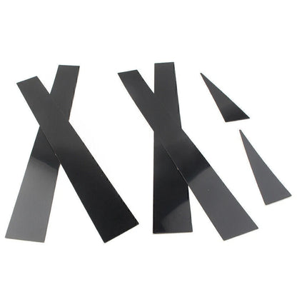 6Pcs Set Pillar Posts Door Trim Cover Kit Black Fit TOYOTA Sienna 2004-2010 09