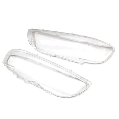 Front Headlight Lens Shell Cover Replacement Fit BMW 5 Series E39 2001-2003 PAIR
