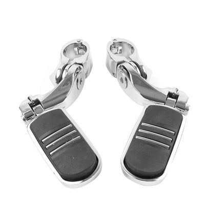 32MM 1.25" Short Angled Highway Engine Guard Foot Pegs For Harley Touring