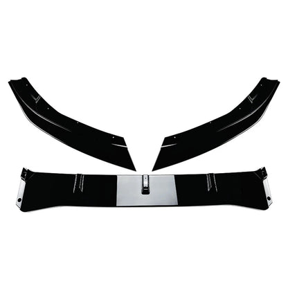 Front Bumper Spoiler Splitter Lip For Ford Focus RS MK3 2015-2018  Glossy Black