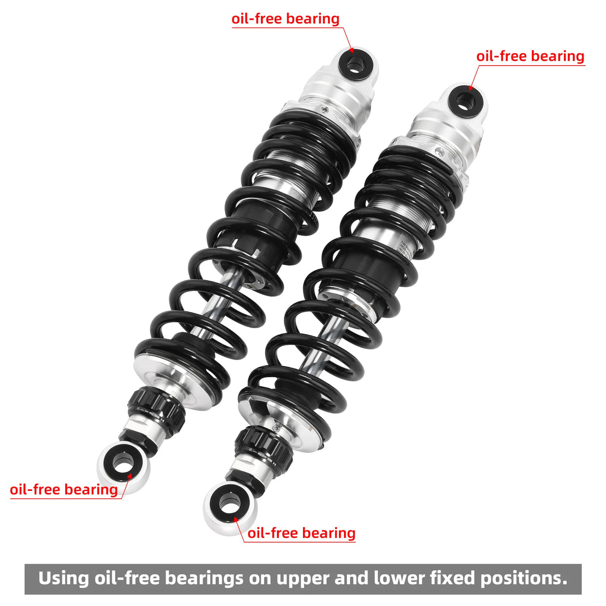 Remote Reservoir Rear Suspensions Shocks For Harley Street Road Glide 2014-2024