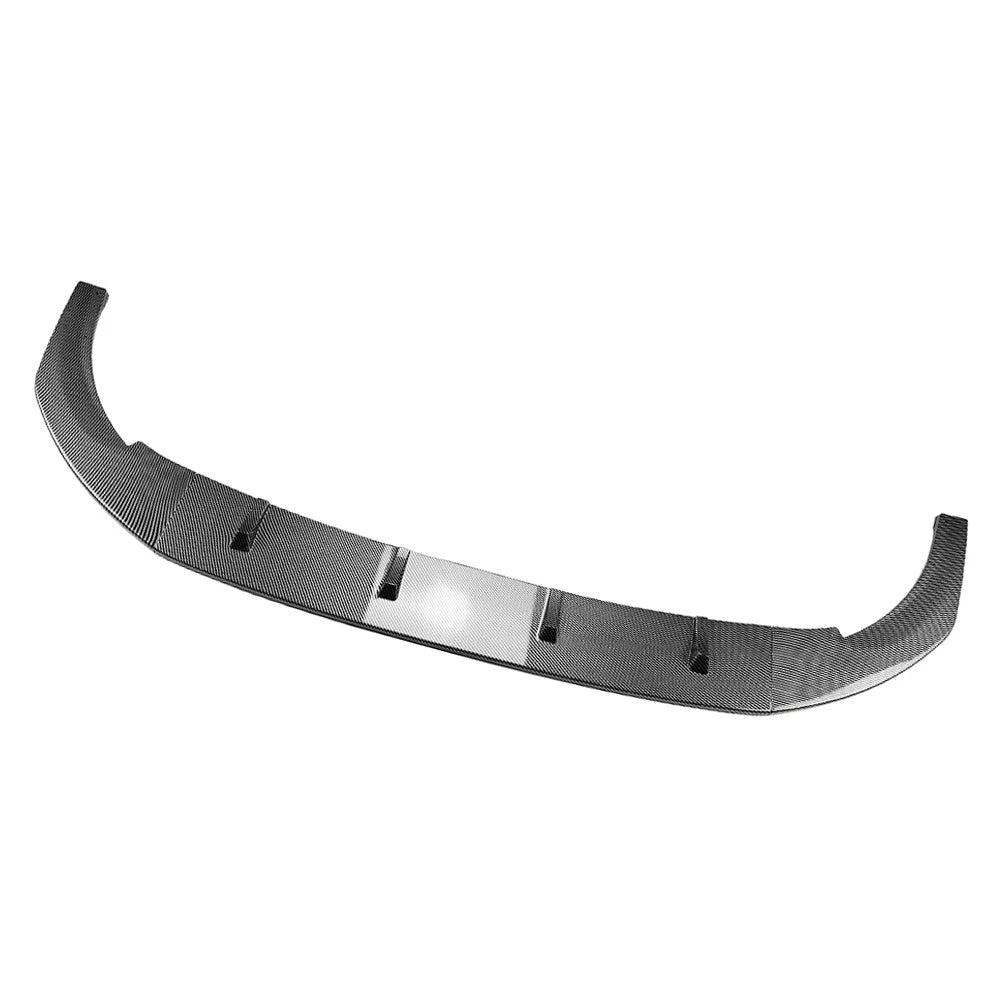 Carbon Fiber Look Front Bumper Lip Spoiler Splitter For VW Golf 8 CS R 2020-24