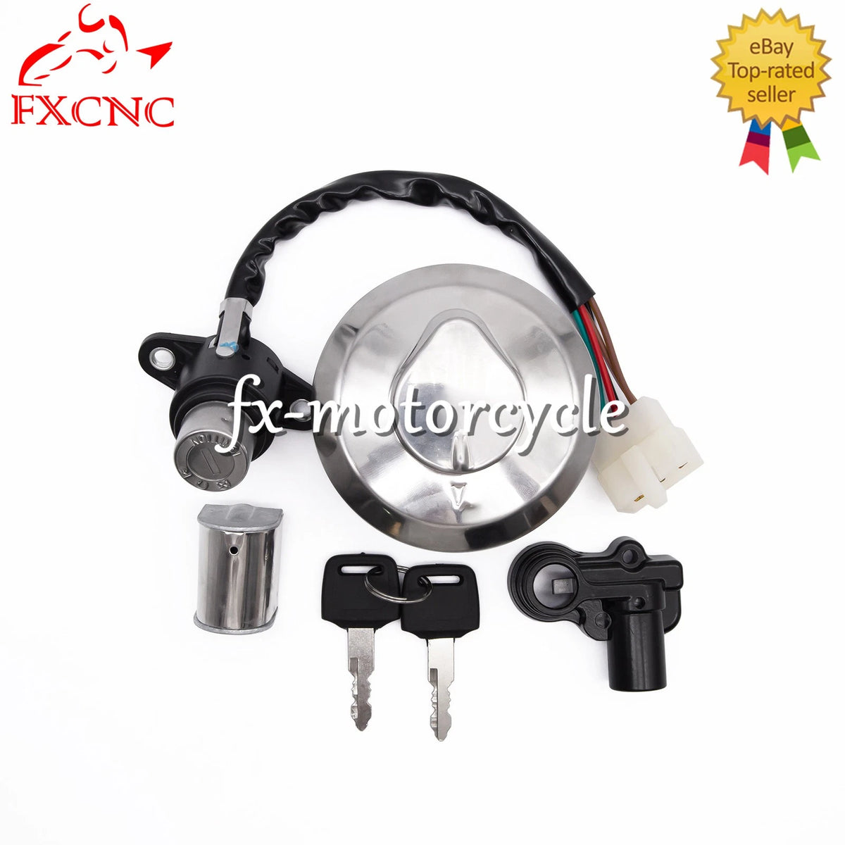 For Honda CMX250 (REBEL)1985-2014 Ignition Switch Gas Cap Fuel Tank Seat Key Set