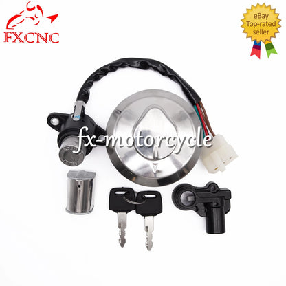 For Honda CMX250 (REBEL)1985-2014 Ignition Switch Gas Cap Fuel Tank Seat Key Set