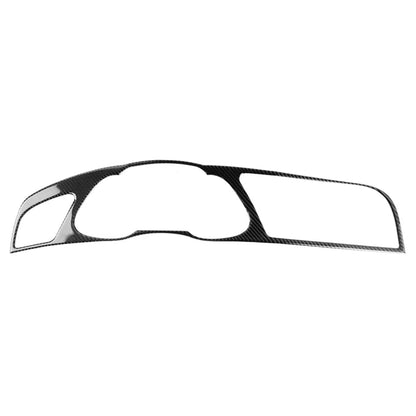 LHD Carbon Fiber Look Console Instrument Panel Cover Trim For Audi A4 B8 RS4 S4