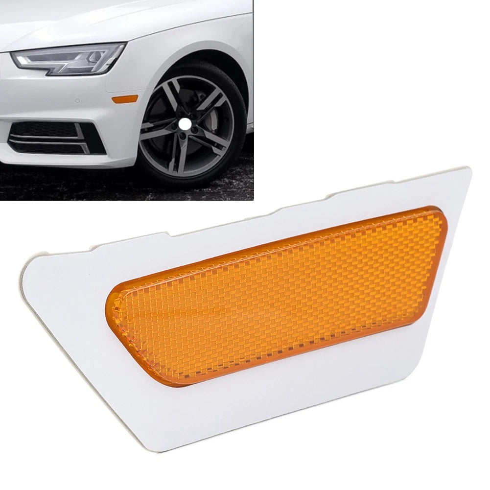 Front Bumper Reflector Light Yellow For Audi A4 B9 2017-2019 8W0945071 Left