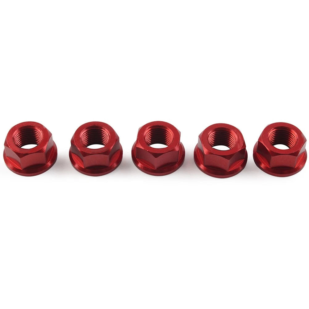 5x Rear Sprocket Nuts M10*1.0 For Ducati Hypermotard 796 950 Hyperstrada 821 939