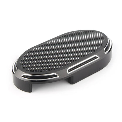 Brake Foot Peg Pedal Footrest Pad For Harley Davidson Sportster XL883 XL1200 Blk