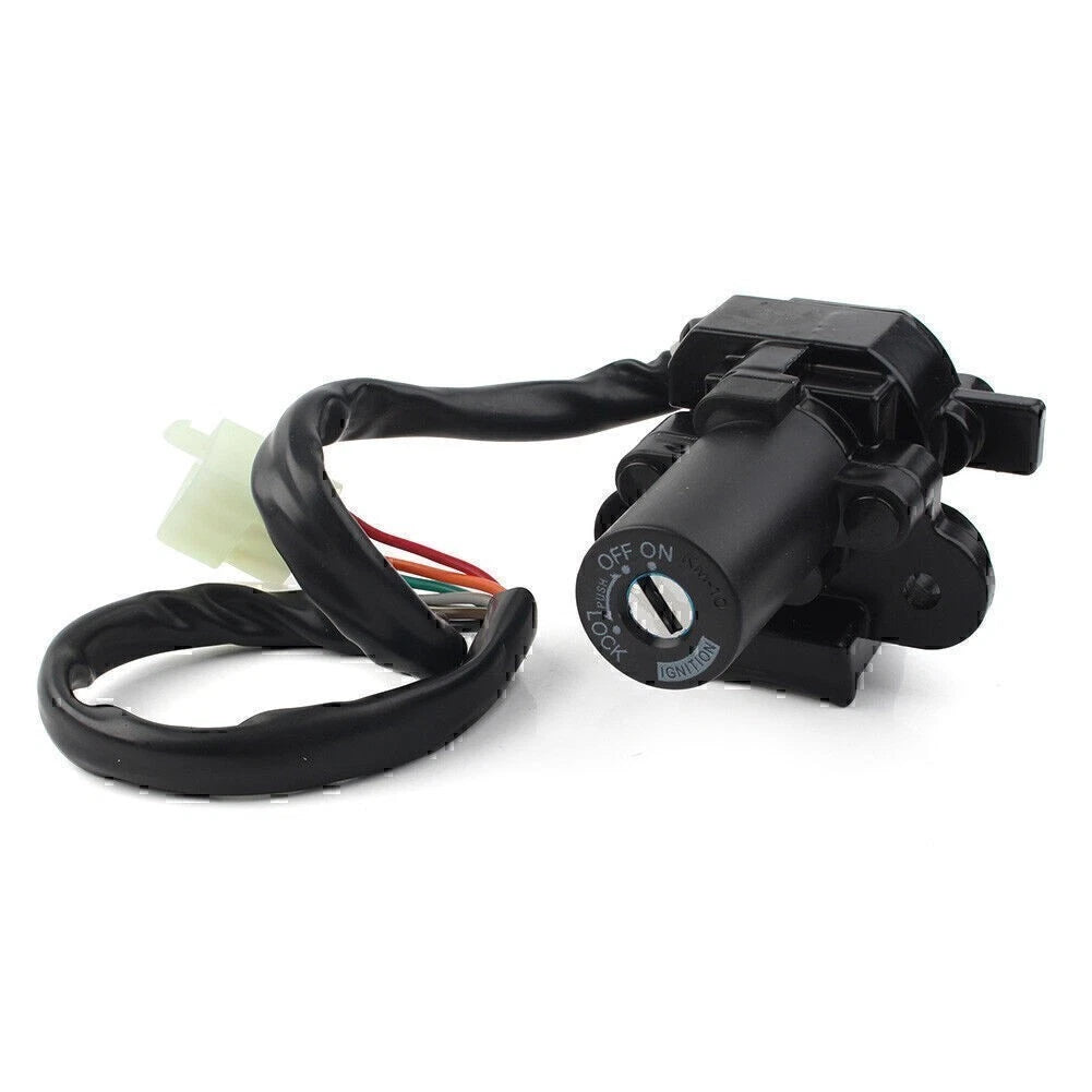 Ignition Switch Gas Cap Cover Lock w/Key Set For Kawasaki ZX7R ZX9R ZXR750 ZX900