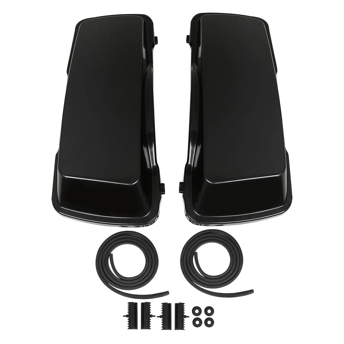 Unpainted 5" Extended Saddlebag Conversion Bracket Fit For Harley Fatboy 1984-17