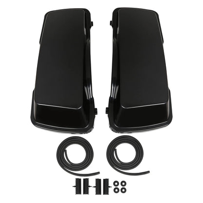 Unpainted 5" Extended Saddlebag Conversion Bracket Fit For Harley Fatboy 1984-17
