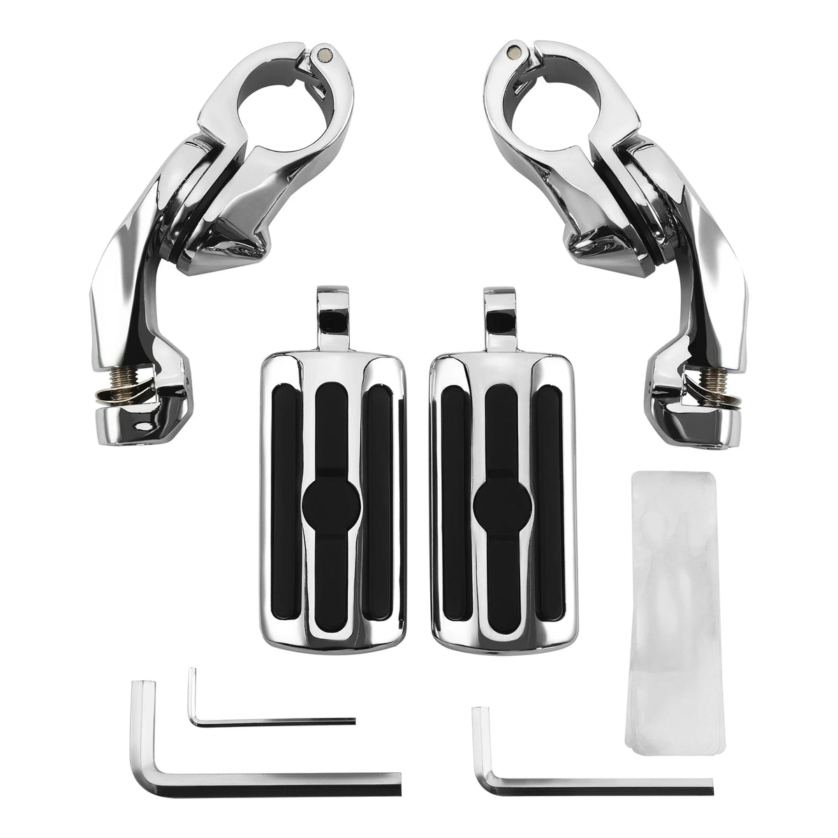 1-1/4" Highway Short Mounting Foot Pegs Fit For Harley Touring Electra Glide US