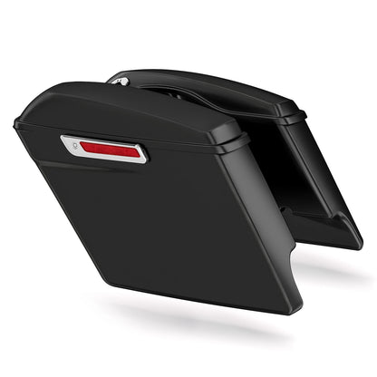 5"Stretched Hard Saddlebag Fit For Harley Davidson Touring Road Glide 1993-2013