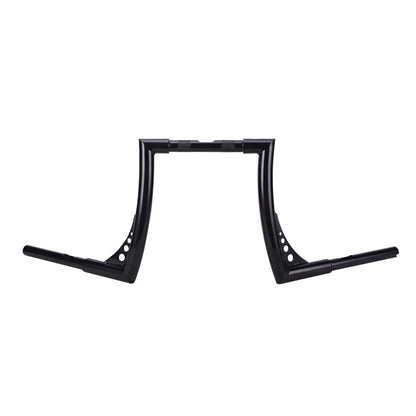 12" Inch Rise Ape Hanger HandleBars 1-1/4" Fat For Harley Touring Electra Glide