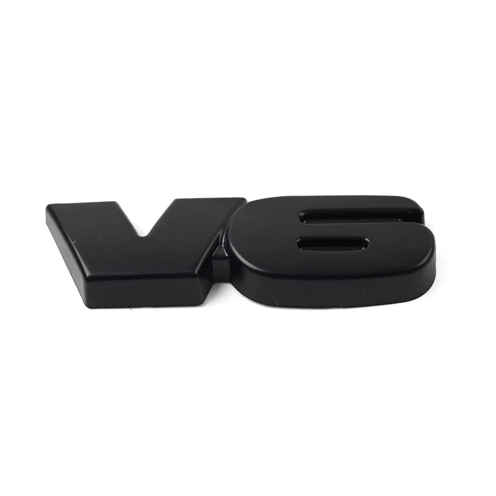 V6 3D Tailgate Emblem Badge Overlays Fit For Toyota Tacoma 4Runner Tundra