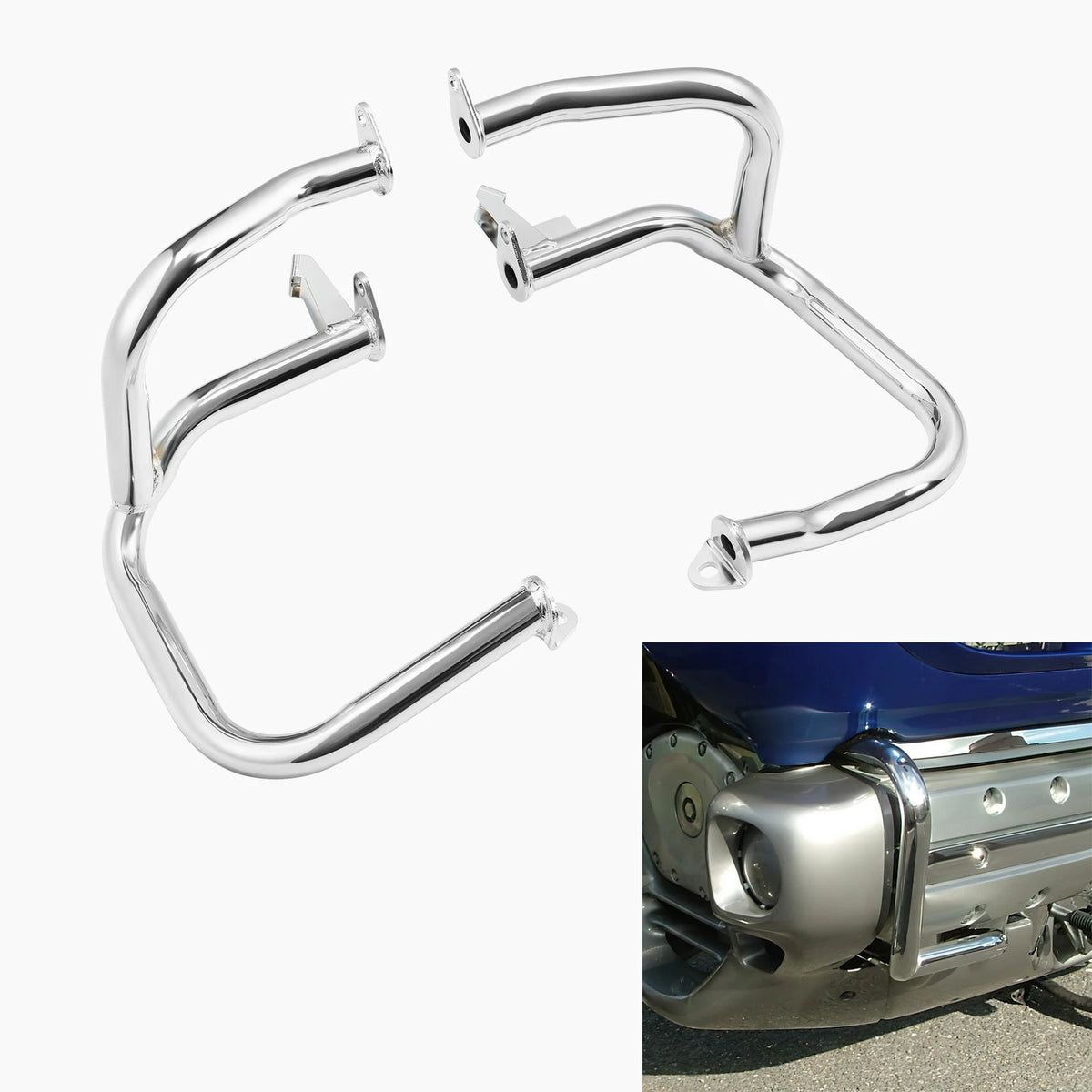 Left Right Engine Guards Bars Fit For Honda Goldwing GL1800 2001-2017 2002 2005