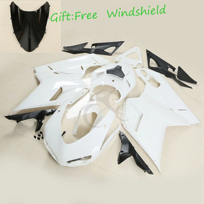 ABS Unpainted Fairing Bodywork Kit Fit For Ducati 848 1098 1198 2007-2012 2011