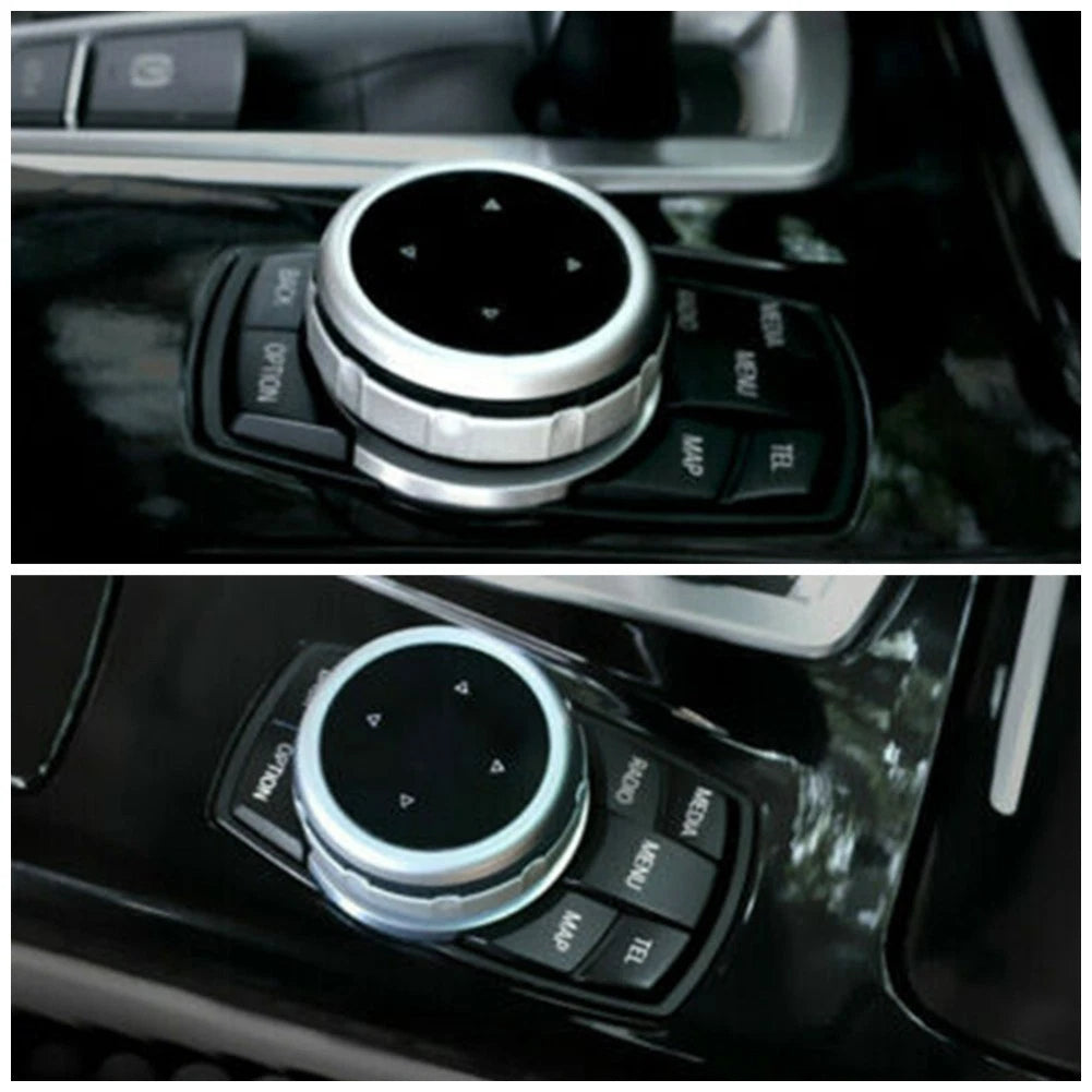 Media Knob Controller Wheel Cover Fit For BMW X1 X3 X5 X6 IDRIVE