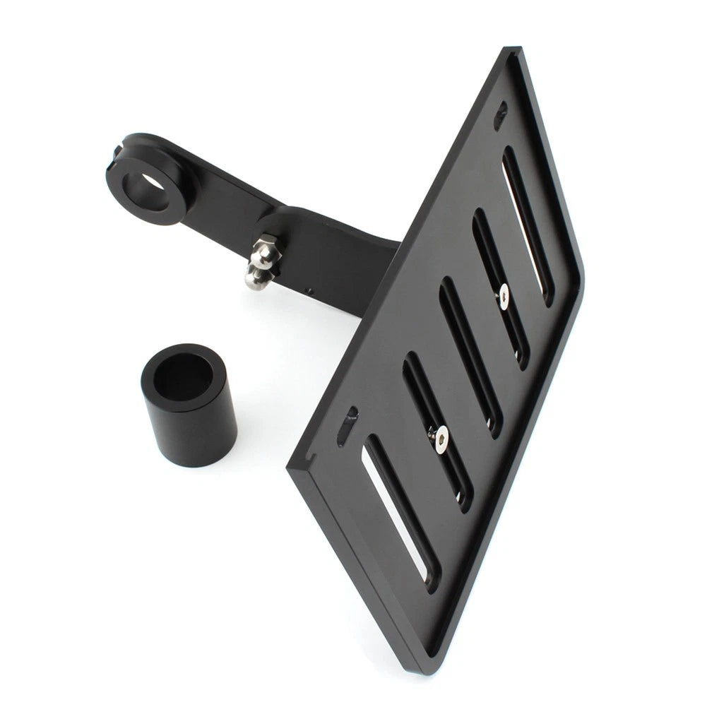 Blk License Plate Bracket Kit For Harley Softail Fat Boy Breakout Dyna 2018-2022