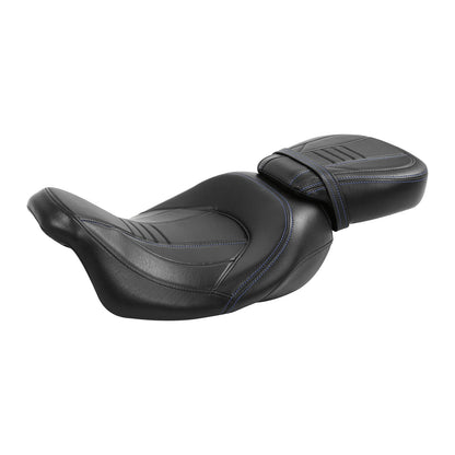 Gel Driver Passenger Seat Fit For Harley Touring Street Glide Road King 2009-23