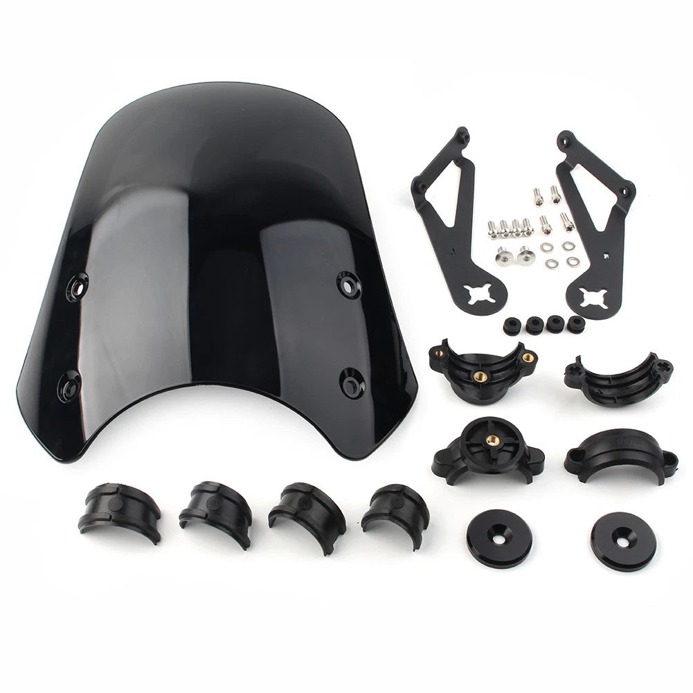ABS Motorcycle Windscreen Windshield For Harley Dyna/Softail  XSR900 2016-2019