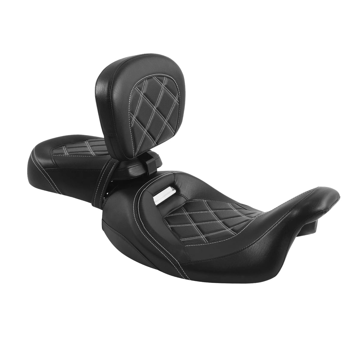 Driver & Passenger Seats Rider Backrest Fit For Harley Street Road Glide 2009-23
