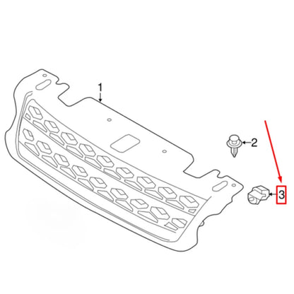 1 Pcs Front Bumper Grille Clip For Land Rover Discovery 4 Discovery Sport Range