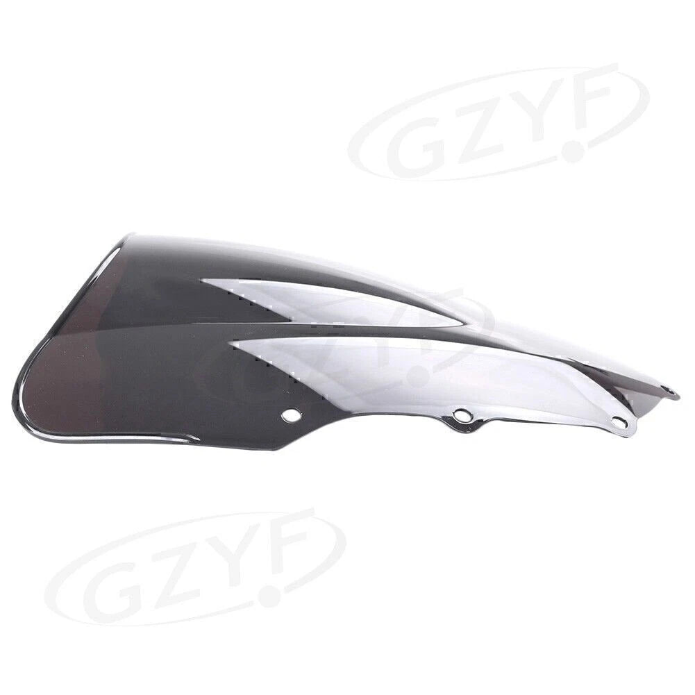 Double Bubble Windscreen Smoke Motorcycle For Kawasaki ZZR400/600 1993-2007