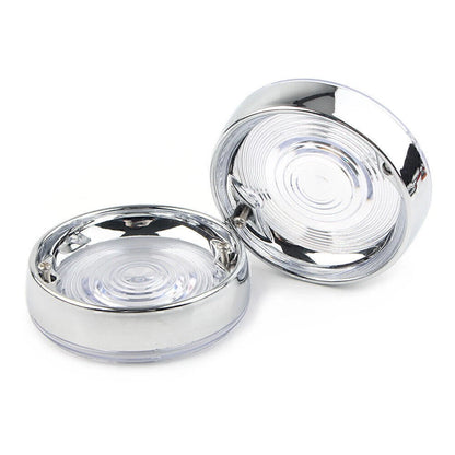 Turn Signal Bezels Visor Clear Lens Cover For Harley Touring Road Glide Chrome