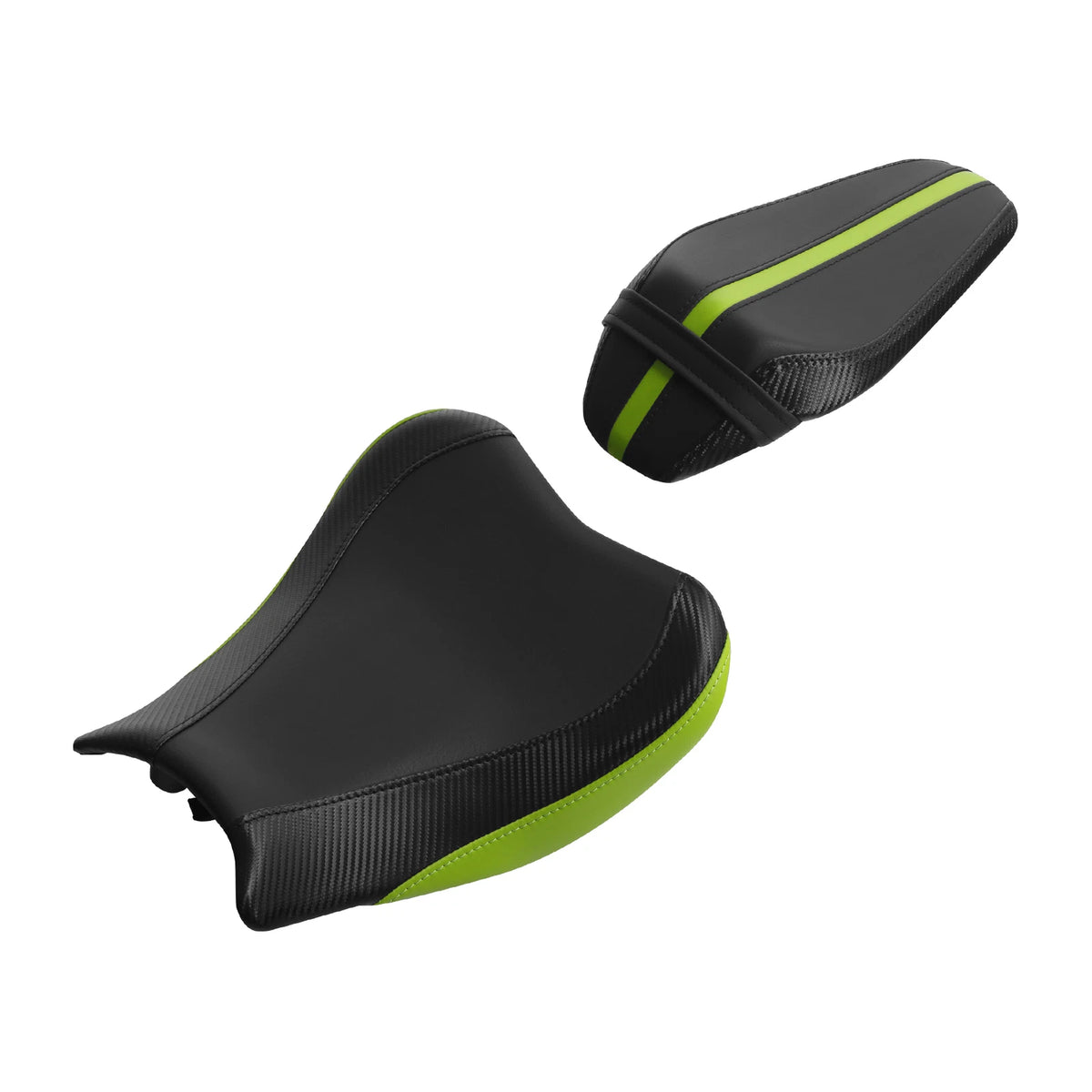 Driver & Passenger Pillion Seat Fit For Kawasaki Z900 2017-2023 2018 Black+Green