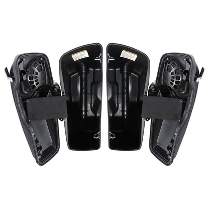 Hard Saddlebags Speaker Lid For Harley Electra Glide14+Candy Cobalt/Indigo Ink
