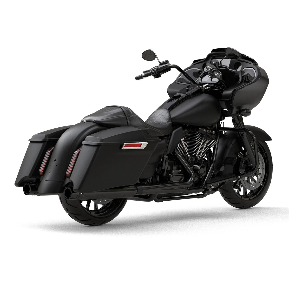 Fairings Body Work Kit Fit For Harley Touring CVO Road Glide 15-23 Black Denim
