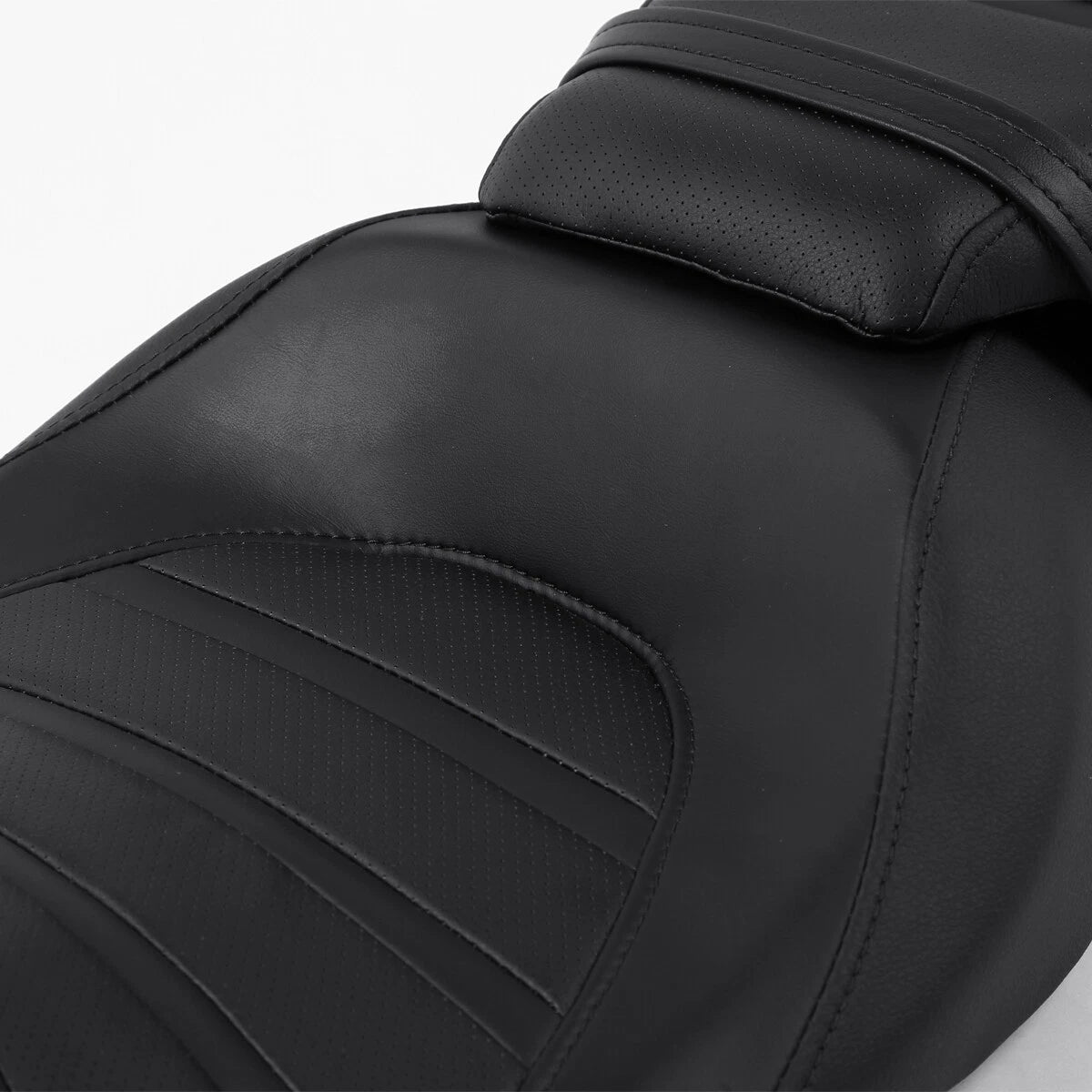 Black Rider Driver Passenger Pillion Seat Fit For Harley Road Glide 2009-23 US