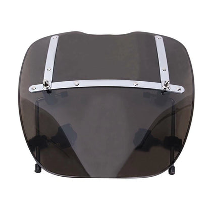 Smoked Windscreen Windshield For Harley Dyna Softail Sportster Touring 7/8" ~ 1"