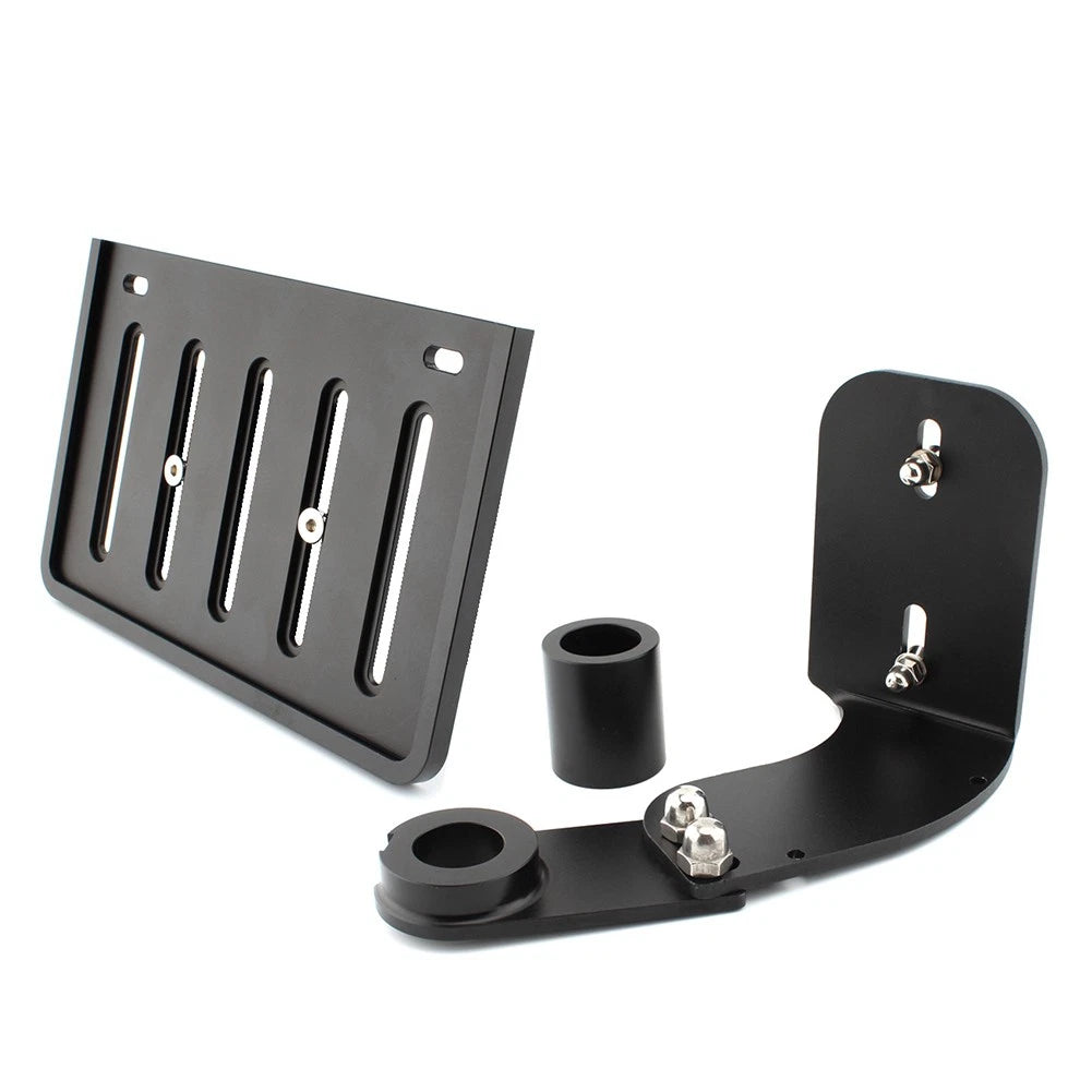 Blk License Plate Bracket Kit For Harley Softail Fat Boy Breakout Dyna 2018-2022