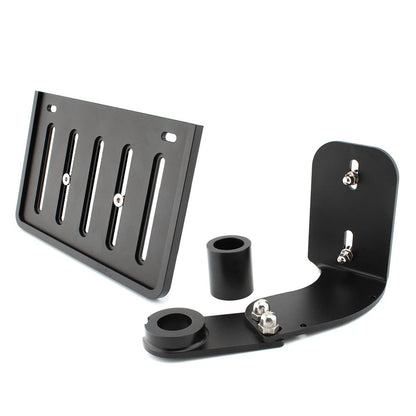 Blk License Plate Bracket Kit For Harley Softail Fat Boy Breakout Dyna 2018-2022