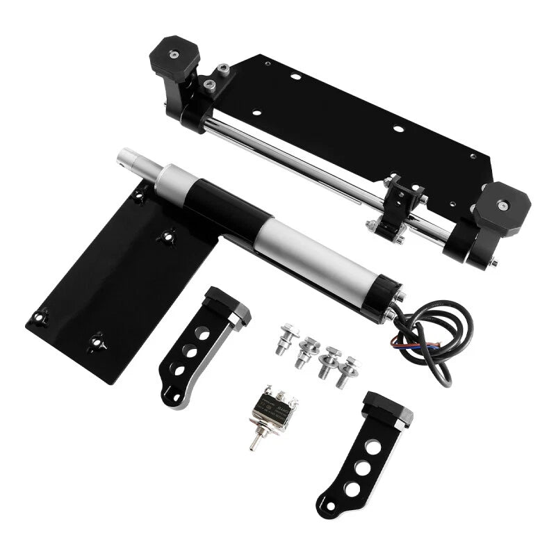 Electric Center Stand &Air Ride Suspension Tank Fit For Harley Road Glide 17-Up