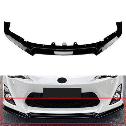 Front Bumper Splitter Spoiler Lip For Toyota 86 GT86 FT86 For Scion FR-S