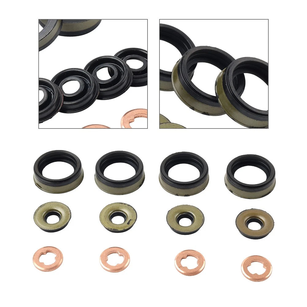Diesel Cylinder Head Injector Seal Washer Kit For Ford PJ PK For Mazda BT-50