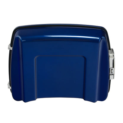 Razor Trunk Backrest Pad Mount Rack Fit For Harley Touring 14-Up Superior Blue
