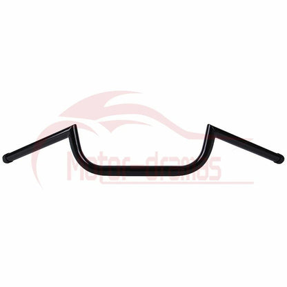Black 7/8" 22mm Motorcycle Handlebars High-Rise Drag Bar For Honda Yamha Suzuki