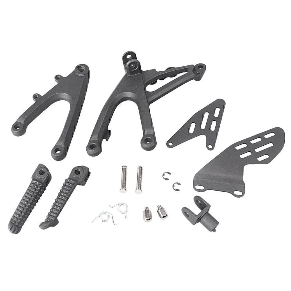 Motorrad Front Foot Peg Step Frame Fittings Assembly Kit For Yamaha YZF R1 07-08