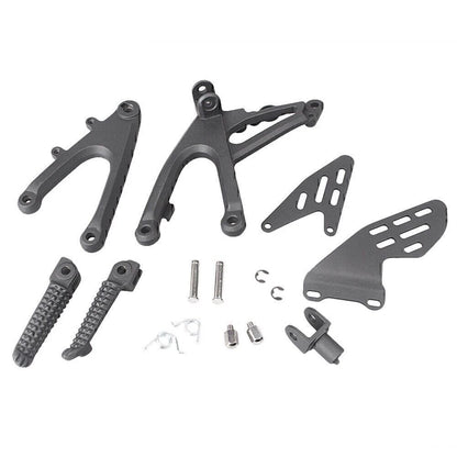 Motorrad Front Foot Peg Step Frame Fittings Assembly Kit For Yamaha YZF R1 07-08