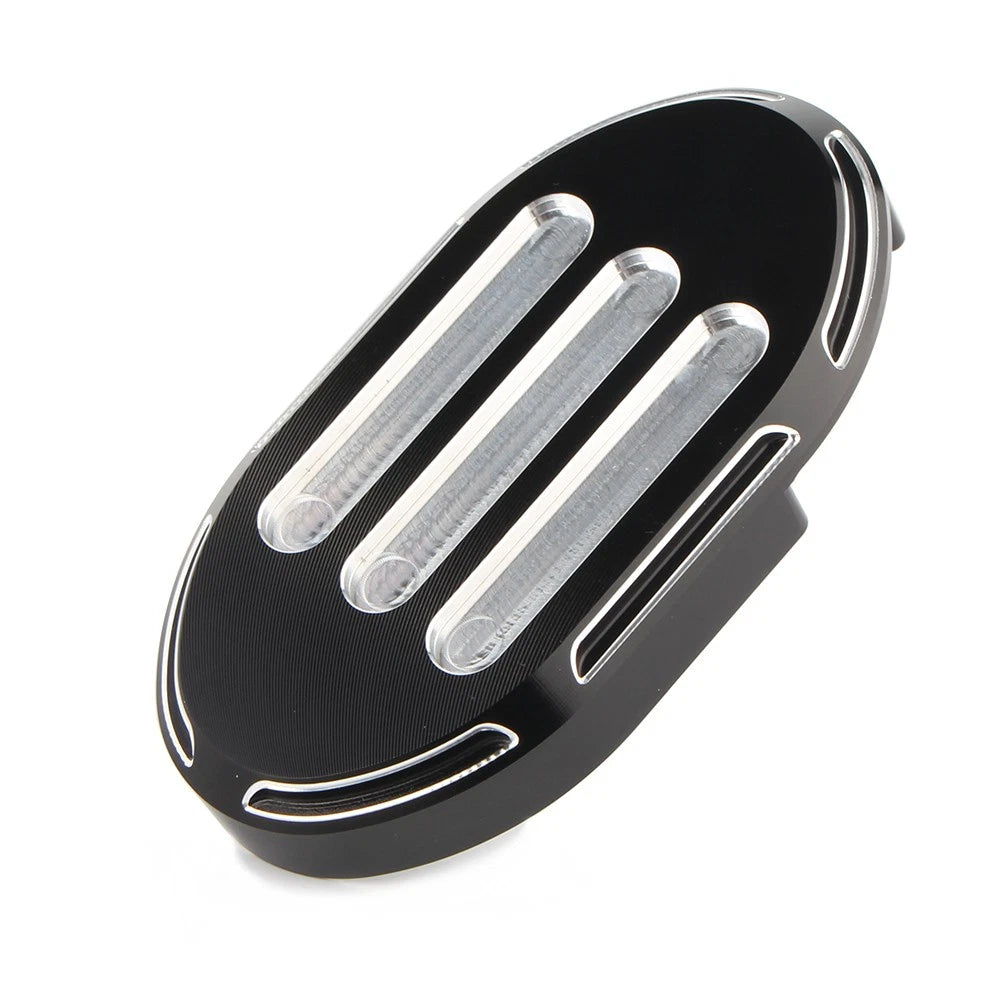Black Aluminum Brake Pedal Pad Cover Footreats For Harley Sportster 883XL 1200XL