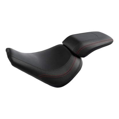 Black Driver Passenger Seat Fit For Harley Fat Boy FLFB FLFBS 2018-2024 2023 US